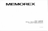 MEM · . REX 19800232 101 PS.pdf · MEM · .REX 101 OEM Disc Storage Drive Product Specification 101.80-00