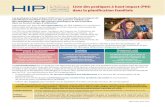 Liste des pratiques à haut impact (PHI) dans la ... · Les pratiques à haut impact (PHI) sont un ensemble de pratiques de planification familiale reposant sur des preuves validées