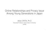 Online Relationships and Privacy Issue Among Young ... · LINE YouTube Facebook Twitter Instagram Snapchat Twitcasting. Relationships with friends ... •Social steganography “read