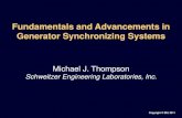 Fundamentals and Advancements in Generator Synchronizing ...pdfs.semanticscholar.org/f50b/5aea9e8110ecac28195c67f0e7e08c529750.pdfSynchronism-Check Relays • Traditional ♦ Window