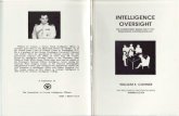 INTELLIGENCE OVERSIGHT - AFIO...INTELLIGENCE OVERSIGHT nm CONTROVERSY BEHIND THE FY 1991 INTI lllCrNCE AUTHORIZATION ACT WILLIAM E. CONNER IHE INll 11 IC~I NCr PROFESSION SERIES NUMBER