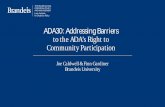 ADA30: Addressing Barriers to the ADA’s Right to ......Marie Killerby, et al., “Characteristics Associated with Hospitalization Among Patients with COVID-19 — Metropolitan Atlanta,