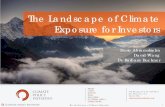 The Landscape of Climate Exposure for Investors · The Landscape of Climate Exposure 15 While ESG data tools help investors understand . their climate exposure, ESG financial products