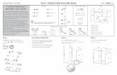 ASSEMBLY GUIDE BUILT UNDER OVEN HOUSING BASE CSS 1608 … 1608 BUOH Base Carcass (… · ASSEMBLY GUIDE BUILT UNDER OVEN HOUSING BASE CSS 1608 09/15 90° 3mm LEVELLING: All legs are