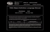 TINA Object Deﬁnition Language Manual · TINA Object Definition Language MANUAL Introduction PROPRIETARY - TINA Consortium Members ONLY 1 - 1 1. Introduction TINA Object Deﬁnition