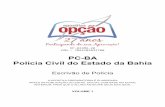 PC-BA Polícia Civil do Estado da Bahia · ..... 170 12.6 Despesa pública: categorias e estágios. 12.7 Suprimento de fundos. 12.8 Restos a pagar. 12.9 Despesas de exercícios anteriores.