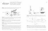 1. 2. Instruction For Changing Broken Rope on Classic ... · Instruction For Changing Broken Rope on Classic Crank Offset Umbrella Contact our customer service department toll free