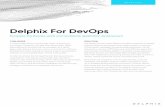 Delphix For DevOps - Column TechnologiesIn DevOps-driven organizations, developers often work on many code versions in parallel as they try out new features or support a range of existing