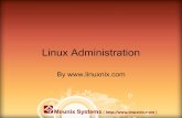 Linux Administration · Linux available in Market Desktop share of 2% and server share of 91% . Features of Linux 1.Multi user 2.Multi tasking 3.Multi processing 4.Multi platform