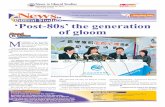 Globalisation • Public Health ‘Post-80s’ the generation of ... · Photo: Sing Tao Daily The Hong Kong Christian Service interviewed 400 people. ‘Post-80s’ the generation