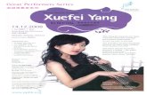 €¦ · Xuefei Yang IN RECITAL I Sun 1 8pm Hong Kong City Hall Theatre HK$300, HK$200, 1-11