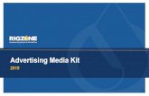 Advertising Media Kit - Rigzone · 2019-05-23 · Advertising Media Kit. 2019. Product and services. Career Managers. Happy in their role, but open to ... APAC. 4.19+ million. global