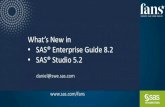 What’s New in - Sas Institute€¦ · •Author and run SAS Viya jobs (think Stored Process) • Dynamic and cascading prompts in CTM plus new tasks for Cloud Analytic Services,