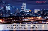 GET IN FRONT OF NYC’S REAL ESTATE INDUSTRY...The Real Estate Board of New York (REBNY) was created in 1896 as the •rst real estate trade association in the state. In In the last