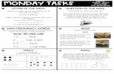 WEEK OF: MONDAY TASKS Week of April 27.pdf · 2020-04-27 · What kinds of work do trains do? Our weekly story involves a train. Talk with someone at home about the kinds of work