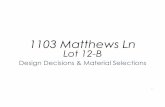 1103 Matthews Ln Lot 12 B Mood Board Microsoft PowerPoint - 1103 Matthews Ln Lot 12 B Mood Board Author: