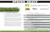 SPRING SELECT - Artificial Grass Superstore · Artificial Grass Superstore's new S-Blade grass products features our exclusive Luster Guard ™ yarn technology. This new technology