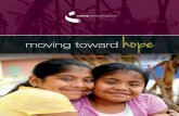 moving toward hope - Casey Family Programs · This is the heart of Building Communities of Hope across America. At Casey Family Programs, we work with partners to support the transformational
