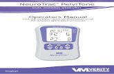 NeuroTrac PelviTone PelviTone Operation Manual · Neuromuscular Stimulation has been used for many years to stimulate muscle and nerve fibres to treat a number of muscle and nerve