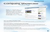 The REALTOR.com Company Showcase Advantage · 2018-01-23 · The REALTOR.com® Company Showcase Advantage Build your brand, give your agents an edge on listing appointments, and get