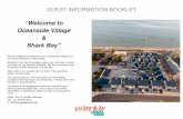 “Welcome to Oceanside Village Shark Bay” · Shark Bay Hotel / The Old Pub - public bar, casual dining Ph: 9948 1203 Ocean Park – Breakfast (seasonal) and lunch 9am to 4pm Ph: