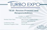 TE19 Review Process and Responsibilities...final decision on conference publication • Review Chair makes final recommendation ... Track 29 Steam Turbines Graham Pullan gp10006@cam.ac.uk