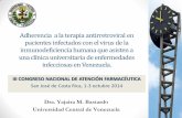 Adherencia a la terapia antirretroviral en pacientes infectados con … - Costa Rica... · 2014-10-10 · entre mala adherencia al tratamiento antirretroviral y el fracaso virológico