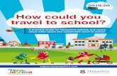 How could you travel to school? · So now is the perfect time to look at how your child will travel to school. The school run is a great opportunity to start you and your child’s