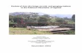 report to WRMD - UCL Department of Geography · 2016-07-13 · Kyewe Aggrey Water Resources Management Department Directorate of Water Development Entebbe, Uganda November 2004 ...