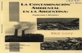 AMBIENTAL EN LA ARGENTINA - World Bank...contaminacion mas importante en la Argentina, mas que nada debido a la exposici6n a los riesgos de salud de una gran parte de los hogares-incluyendo