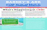 What’s Happening at CBM! - Camp Barney Medinz · What’s Happening at CBM! We are excited to have 1,200 campers already registered for Summer 2016, and we’re busy preparing for