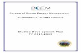 Studies Development Plan FY 2013-2015 - BOEM Homepage · IARPC Interagency Research and Policy Committee . IPCC Intergovernmental Panel on Climate Change . ... SECTION 1.0 PROGRAMMATIC