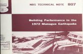Building performance in the 1972 Managua …...fieldinvestigationsinManagua,Nicaragua,fromDecember26, 1972,to January 4, 1973.The objectiveswere to assist the Nicaraguangovernment