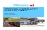 Evaluation of a MBR for treating slaughterhouse wastewater ... · Montevideo, Uruguay Master of Science Thesis by Nicolás Cunha Apatie Supervisor Prof. Carlos Madera (UNIVALLE) Mentors