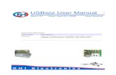 USBwiz User Manual - GHI Electronicsfiles.ghielectronics.com/downloads/Documents/Manuals/USBwiz User Manual.pdf1.2.Key features FAT32, FAT16 and FAT12 support Simultaneous access to
