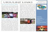 URSULINE LINKS December 2016 Newsletter 15 · 2017-02-14 · Thank you to Cecelia Willson and the Durning Hall group for their donations and fundraising. We are also grateful to the
