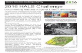2016 HALS Challenge Flyer - National Park Service · submissions. Results will be announced at the New Orleans 2016 ASLA Annual Meeting and Expo during the HALS Meeting. Good luck