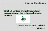 What all seniors should know about graduation and the ...€¦ · Counselor Letter of Recommendation 1. See your Counselor to discuss your recommendation. 2. Return the Parent Information
