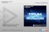 SOR - Drum Revolution · loads of clicks & elements, effects that move your beats forward, fine hihats and cymbals, amazing SID sounds, percussion and more! Dive into this drum treasure