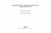 Applied Atmospheric Dynamics€¦ · Applied atmospheric dynamics/Amanda H. Lynch and John J. Cassano. p. cm. Includes bibliographical references and index. ISBN-13: 978-0-470-86172-1