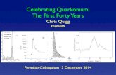 Celebrating Quarkonium: The First Forty Yearslutece.fnal.gov/Talks/Quarkonium40FNAL.pdfChris Quigg Fermilab Fermilab Colloquium· 3 December 2014 Celebrating Quarkonium: The First