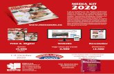 MEDIA KIT 2020 - ristorando.eu · ADV & WEB RISTORANDO PRICE LIST Full page 2.500 € Double page 4.600 € Advertorial (Double page) 4.600 € 1/2 page 1.500 € II° cover 3.500