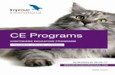 CE Programs - Improve International€¦ · 12 X MONTHLY INSTALMENTS: 12 X A$ 540.83 PAYMENT IN FULL: A$ 5900.00 Prices include GST @ 10.00%. An additional fee of A$ 200 (excl. GST)