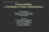 Observability, Data Assimilation with the Extended Kalman ...cdanfort/research/danforth-spotlight-pres.pdf · [1] Robert Miller, Michael Ghil, Francois Gauthiez, Advanced Data Assimilation