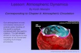 Lesson: Atmospheric Dynamics · Lesson: Atmospheric Dynamics By Keith Meldahl Corresponding to Chapter 8: Atmospheric Circulation Our atmosphere moves (circulates) because of uneven