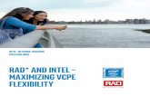 RAD* AnD Intel – MAxIMIzIng vCPe FlexIbIlIty€“Maximizing-vCPE... · Solution RAD’s flexible vCPE solution supports virtualization at the customer edge and in the network for