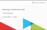 Earnings Conference Call · Company’s 2016 earnings guidance, initially presented in February 2016, assumed construction would be complete and AFUDC equity would cease by August