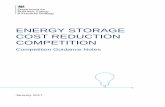 ENERGY STORAGE COST REDUCTION COMPETITION · The objective of the Energy Storage Cost Reduction Competition (the Competition) is to support, through capital grants provided by the