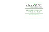 dox42 Server V3.5.1-4Service-Header Das dox42 SOAP Service lässt sich über einen Service-Header absichern. Dieser enthält Benutzername und Passwort. In der web.config kann die Verwendung