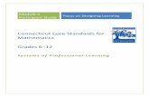 Connecticut Core Standards for Mathematics Grades 6 12 placement of the standards for mathematical practice